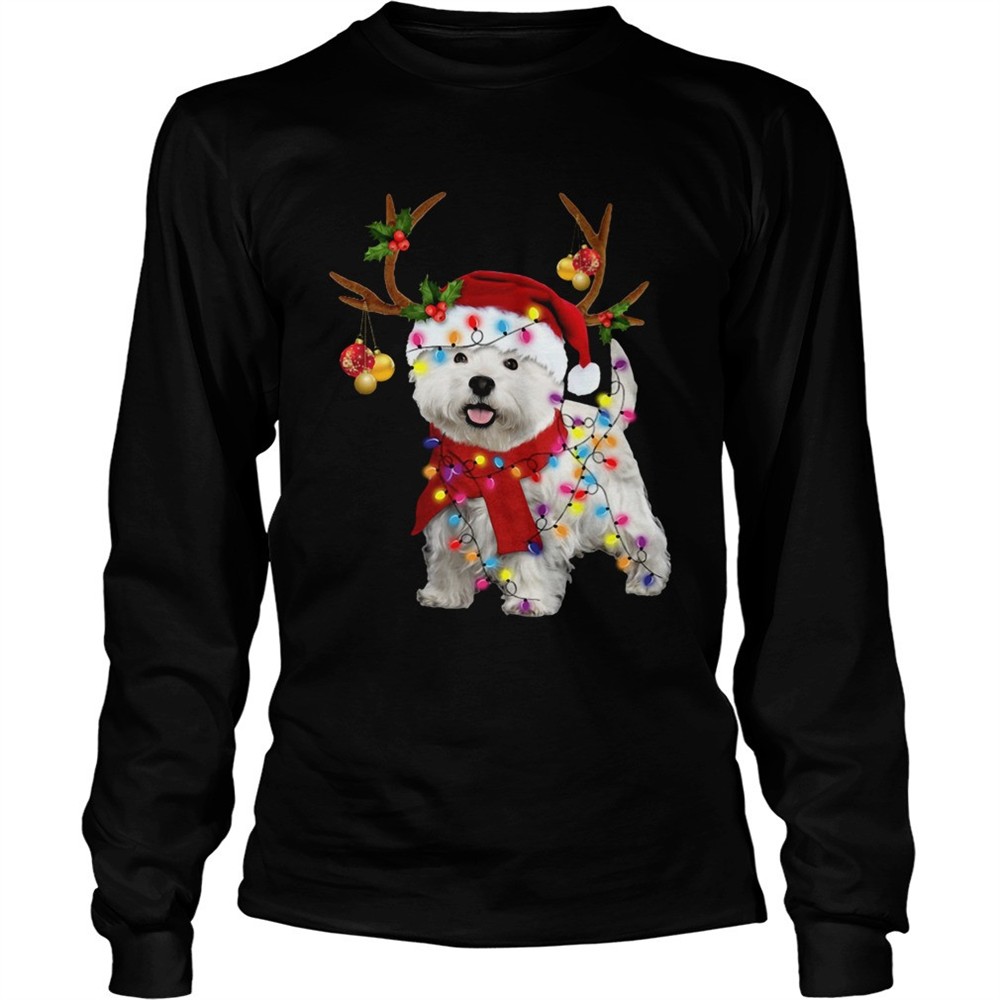westie-dog-gorgeous-reindeer-light-christmas-shirt-uvcvyccu Westie Dog Gorgeous Reindeer Light Christmas shirt