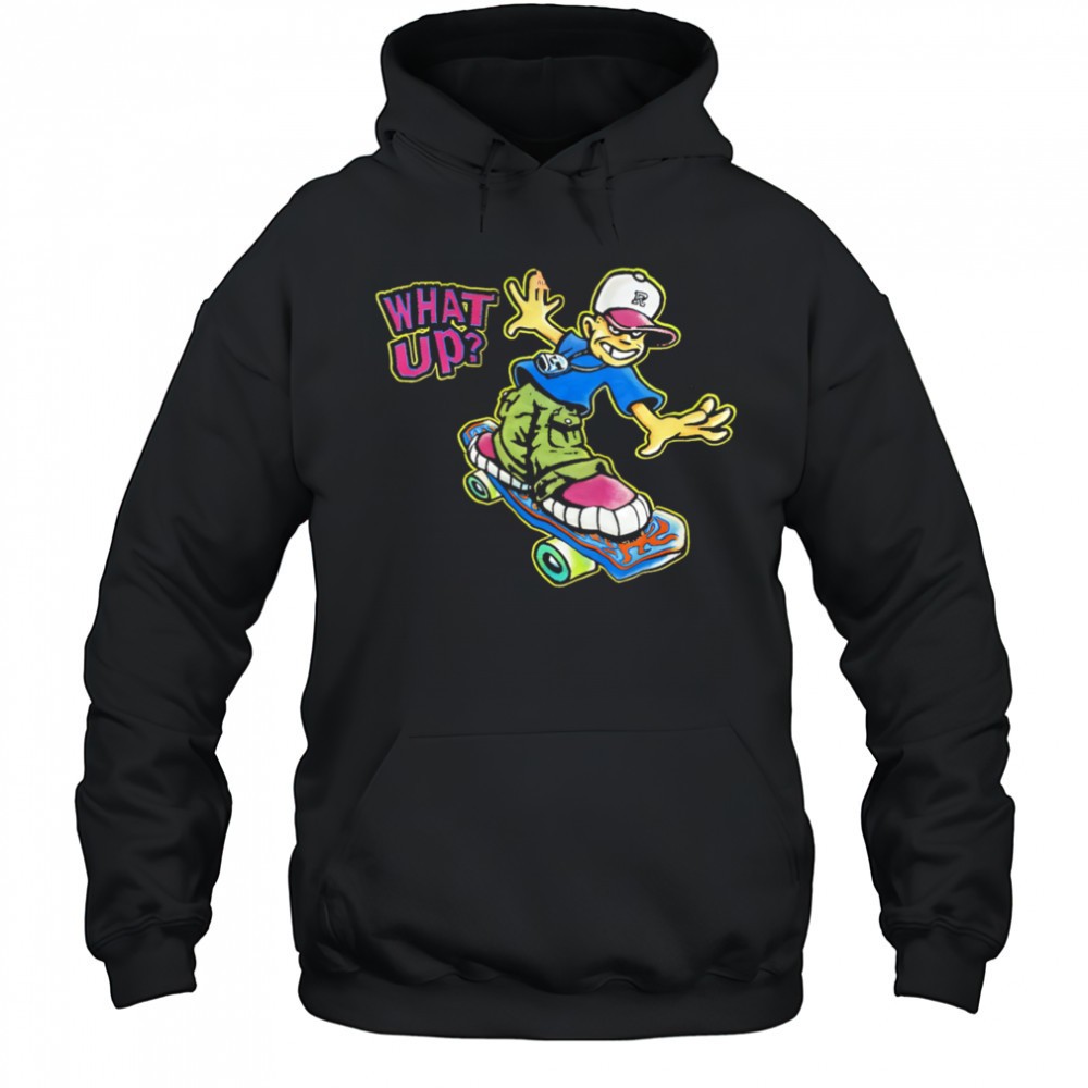 What up hip hop roller skating shirt