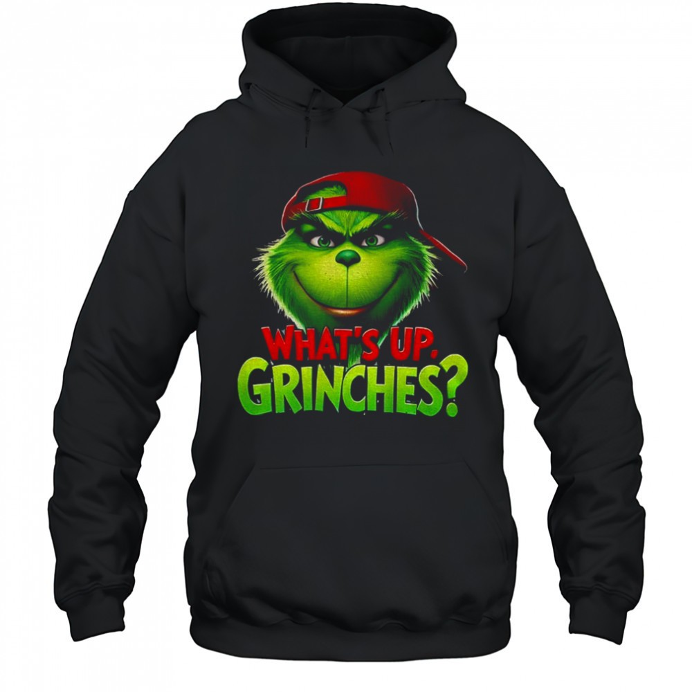 Whats Up Grinches Baseball Cap Merry Christmas shirt