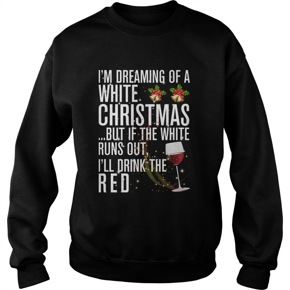 White Christmas Red Wine shirt