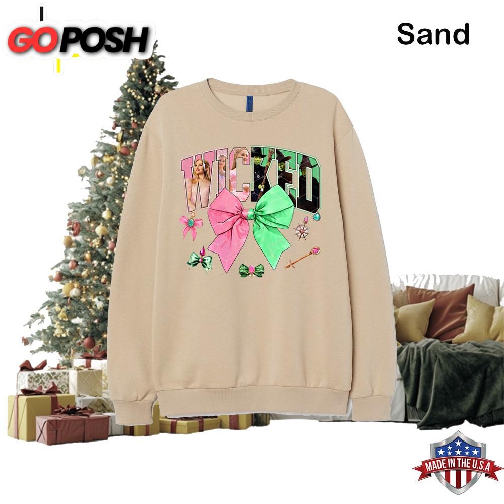 Wicked 2024 Elphaba And Glinda Sweatshirt