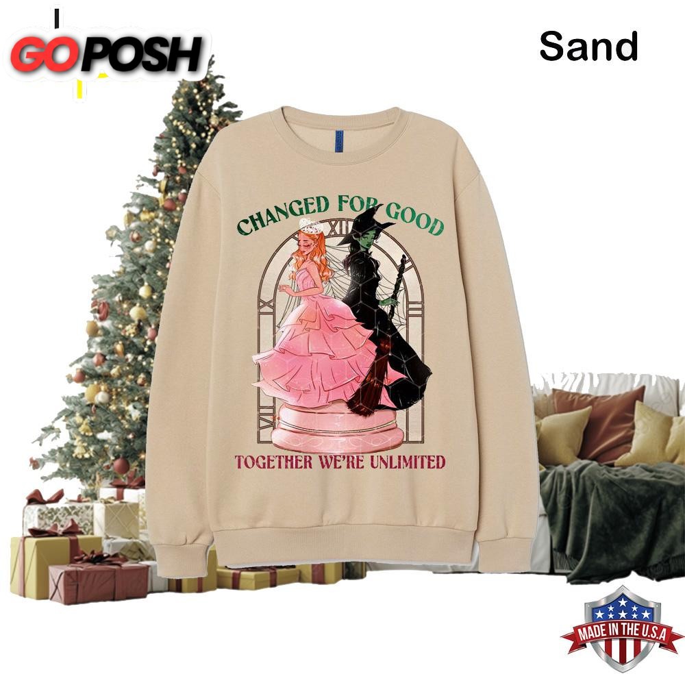 Wicked Changed For Good Sweatshirt, Wizard of Oz Sweatshirt
