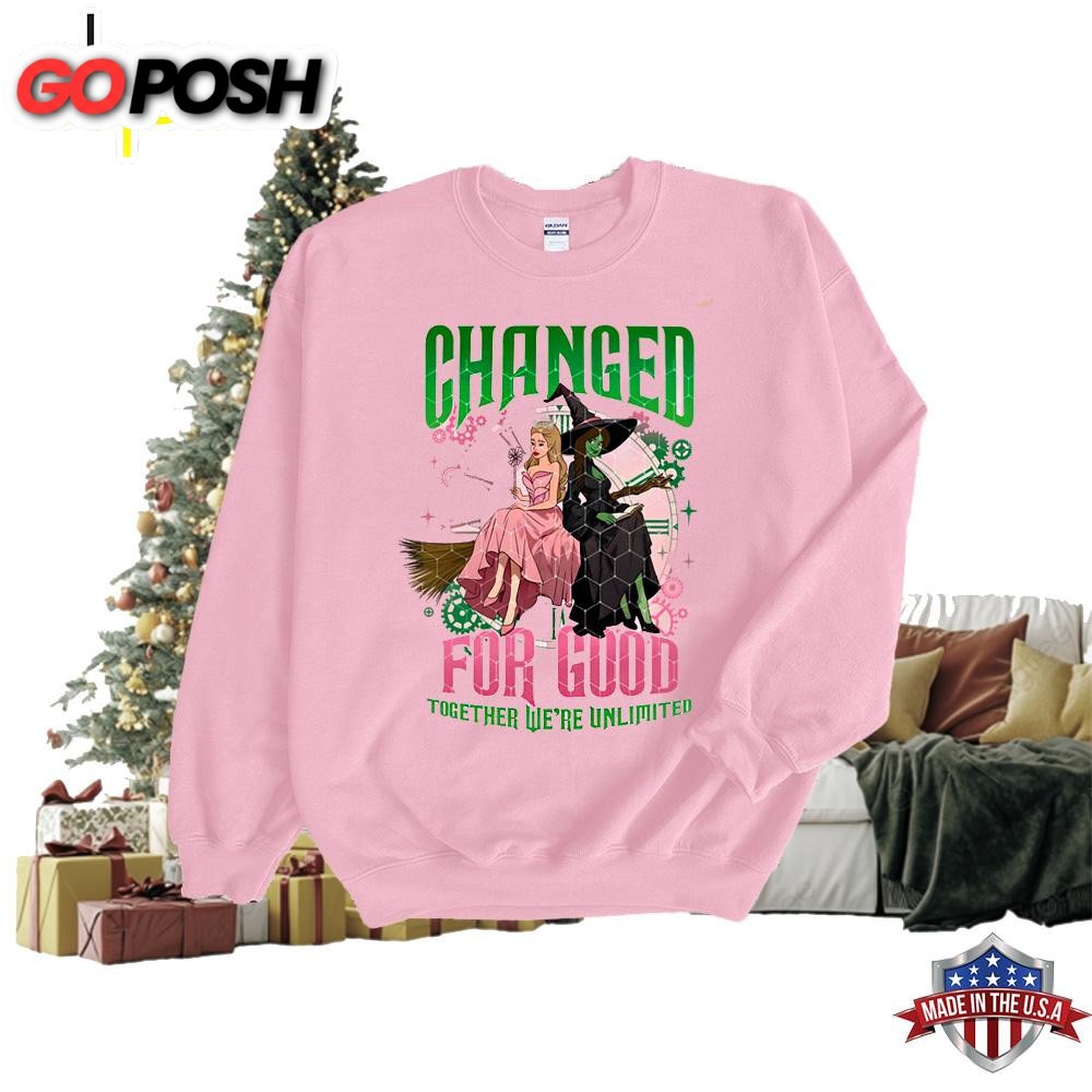 Wicked Movie Changed For Good Crewneck Sweatshirt