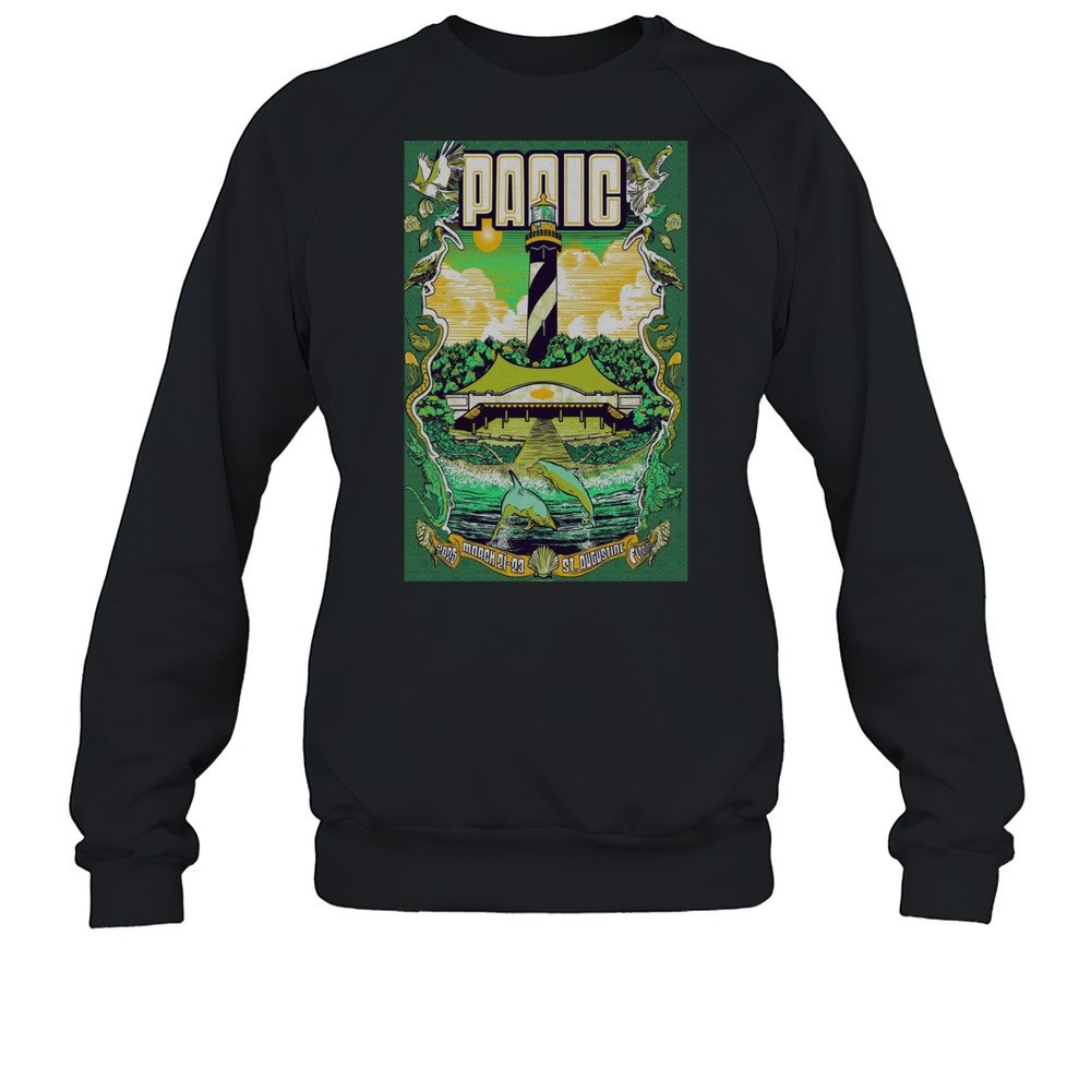 Widespread Panic March 21-23 2025 The St. Augustine Amphitheatre St Augustine FL Concert T-shirt