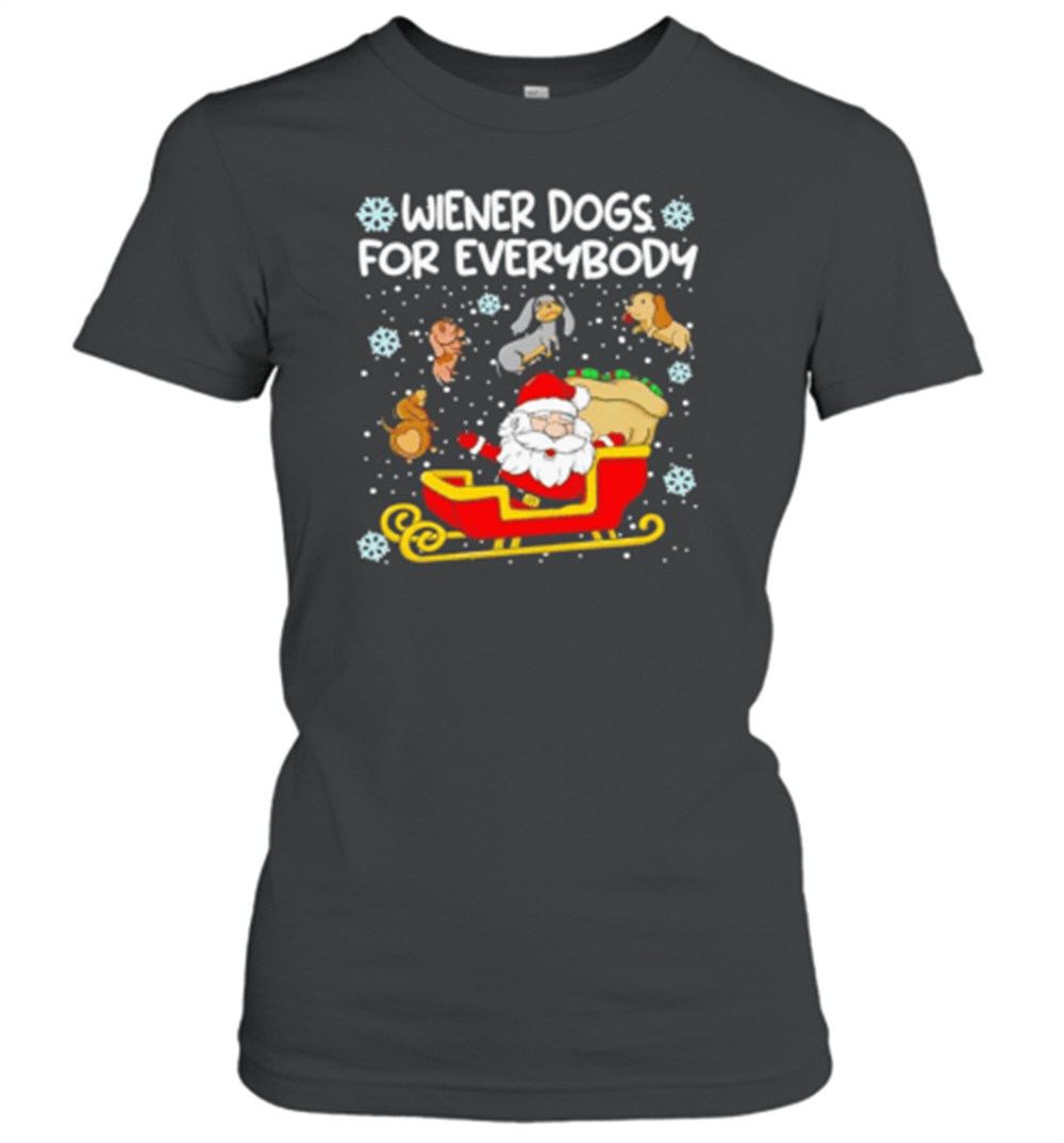 wiener-dogs-for-everybody-santa-funny-christmas-dachshund-t-shirt-nhl47lxv Wiener Dogs For Everybody Santa Funny Christmas Dachshund T-Shirt