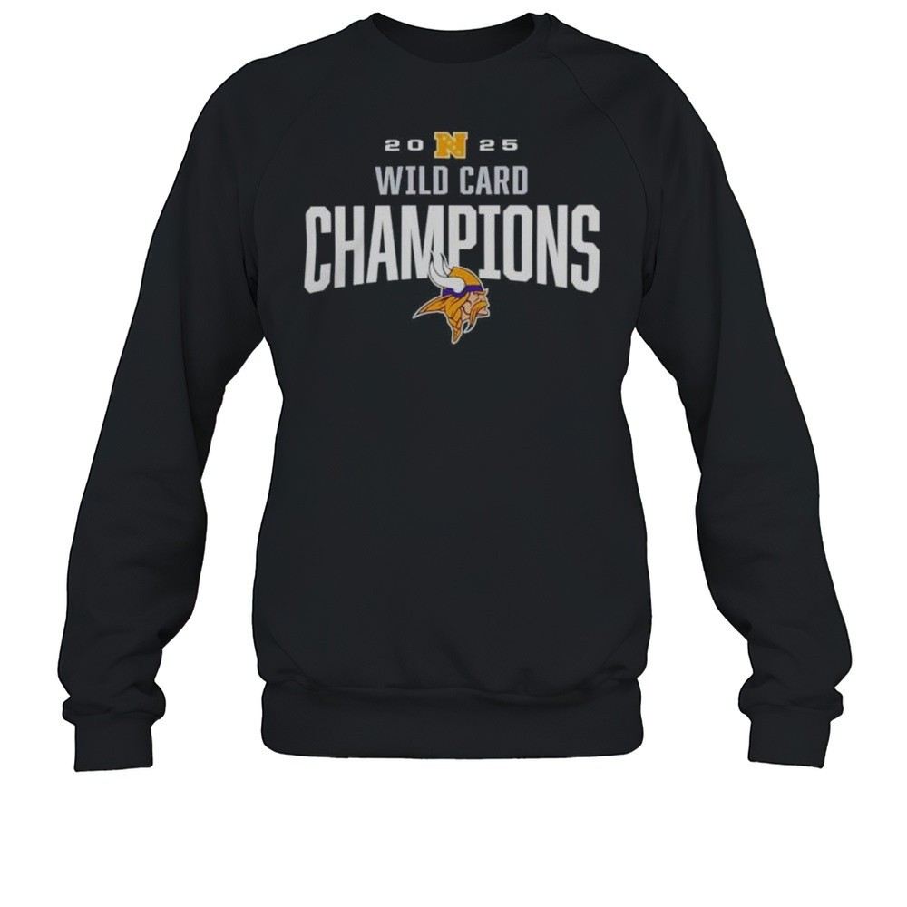 Wild Card Champions 2025 Minnesota Vikings Shirt