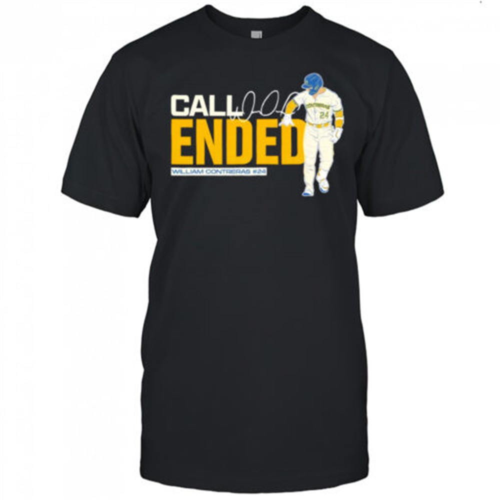 william-contreras-milwaukee-brewers-call-ended-baseball-mlb-signature-shirt-52mm7lj8 William Contreras Milwaukee Brewers Call Ended Baseball MLB Signature Shirt