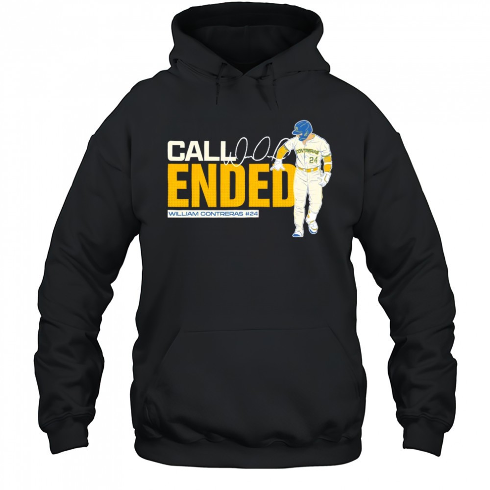 William Contreras Milwaukee Brewers Call Ended Baseball MLB Signature Shirt