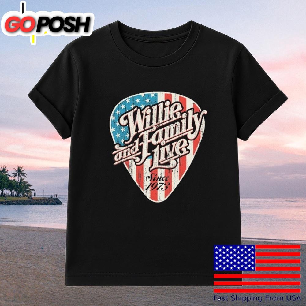 Willie Nelson Willie And Family Live Since 1973 T-Shirt