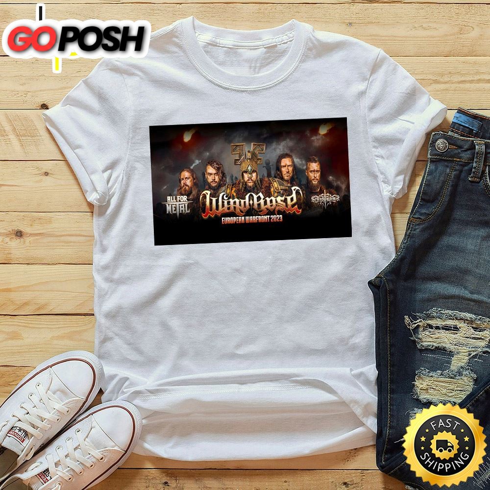 Wind Rose Actus Power Metal France 2025 Unisex T-Shirt