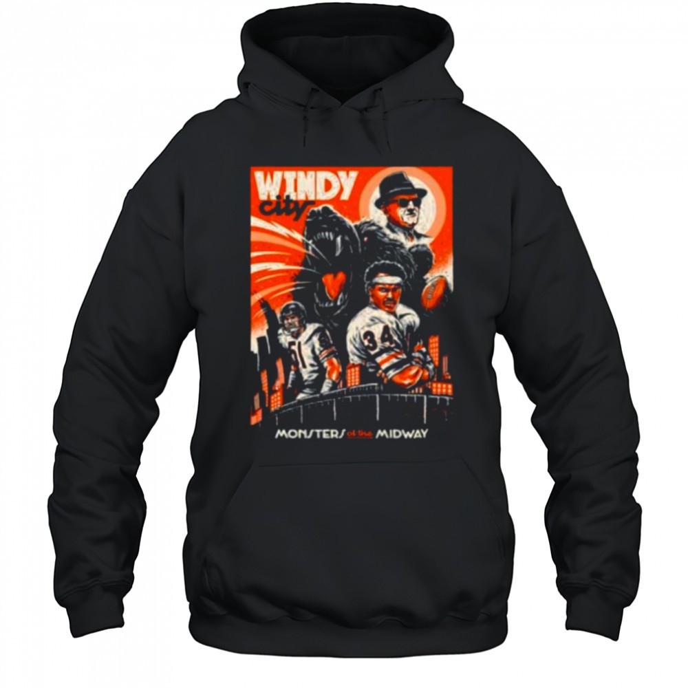 Windy City Monsters of The Miday Chicago Bears shirt