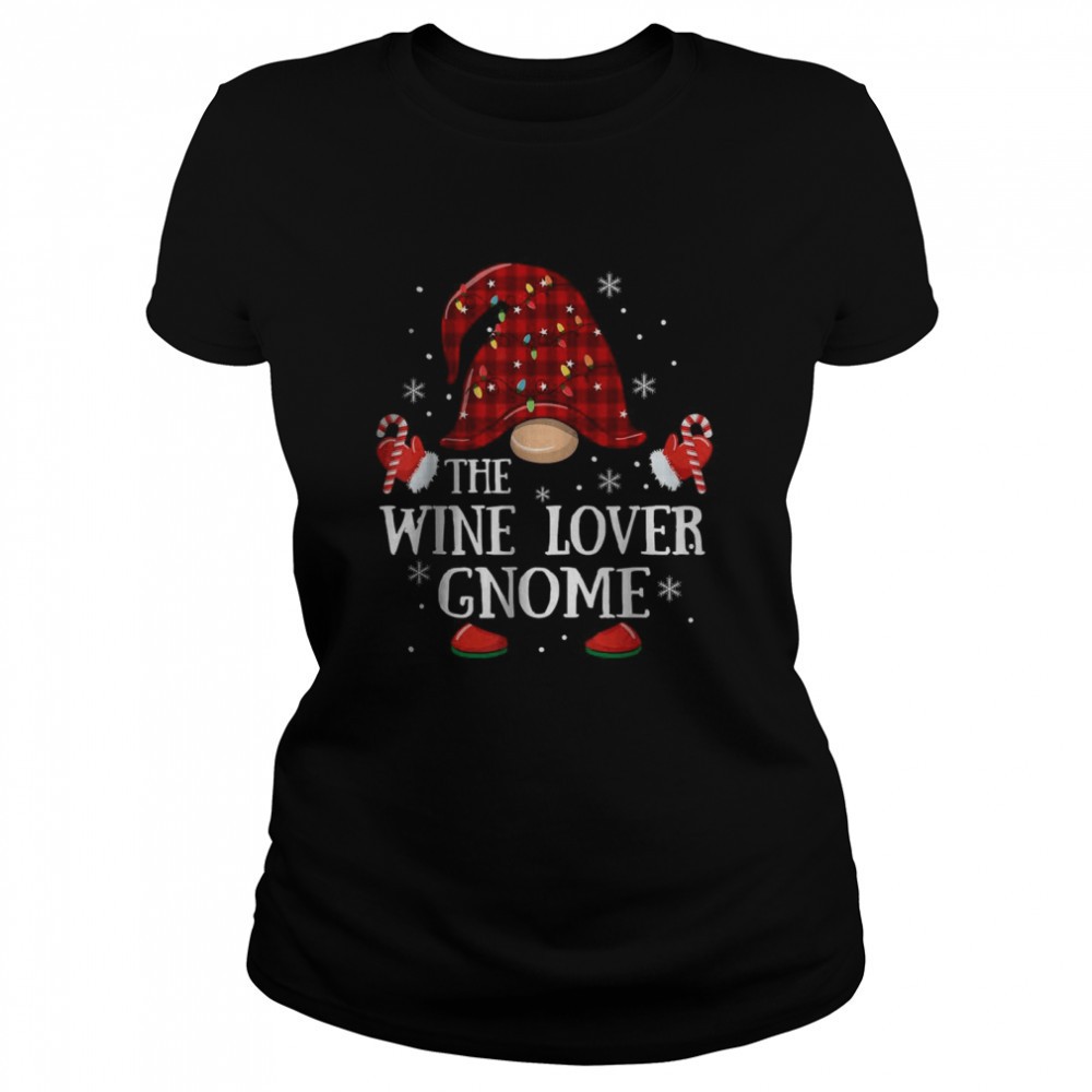 wine-lover-gnome-buffalo-plaid-matching-family-christmas-t-shirt-vl6sk8t4 Wine Lover Gnome Buffalo Plaid Matching Family Christmas T-Shirt