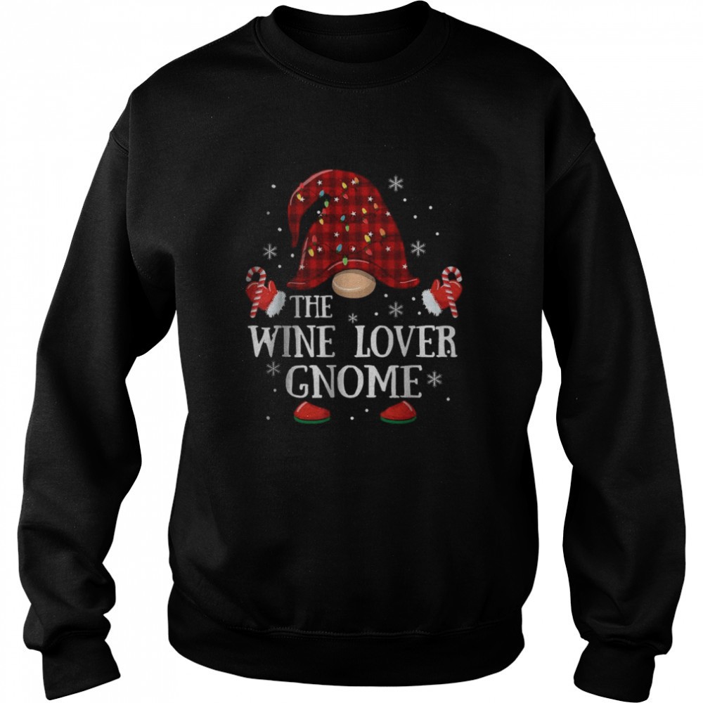 wine-lover-gnome-buffalo-plaid-matching-family-christmas-t-shirt-vl6sk8t4 Wine Lover Gnome Buffalo Plaid Matching Family Christmas T-Shirt