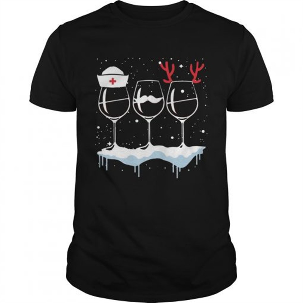 wine-nurse-christmas-shirt-n131wzox Wine Nurse Christmas shirt