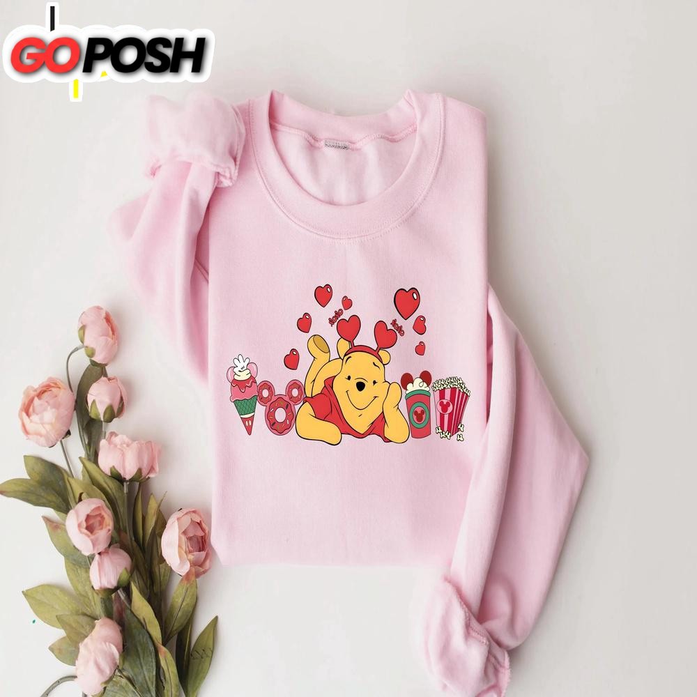 Winnie The Pooh Be Mine Valentine Sweatshirt