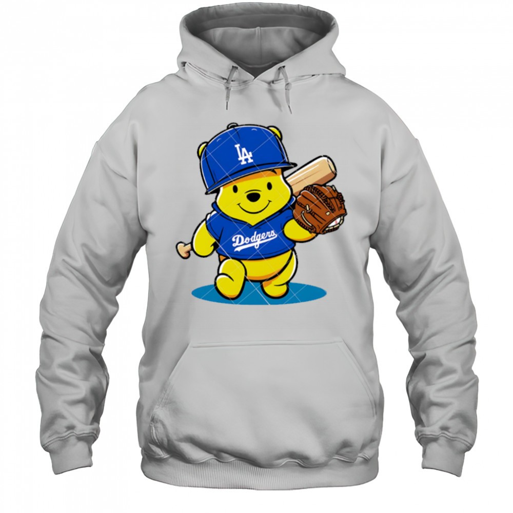 Winnie The Pooh LA Dodgers Pooh Dodgers Baseball shirt