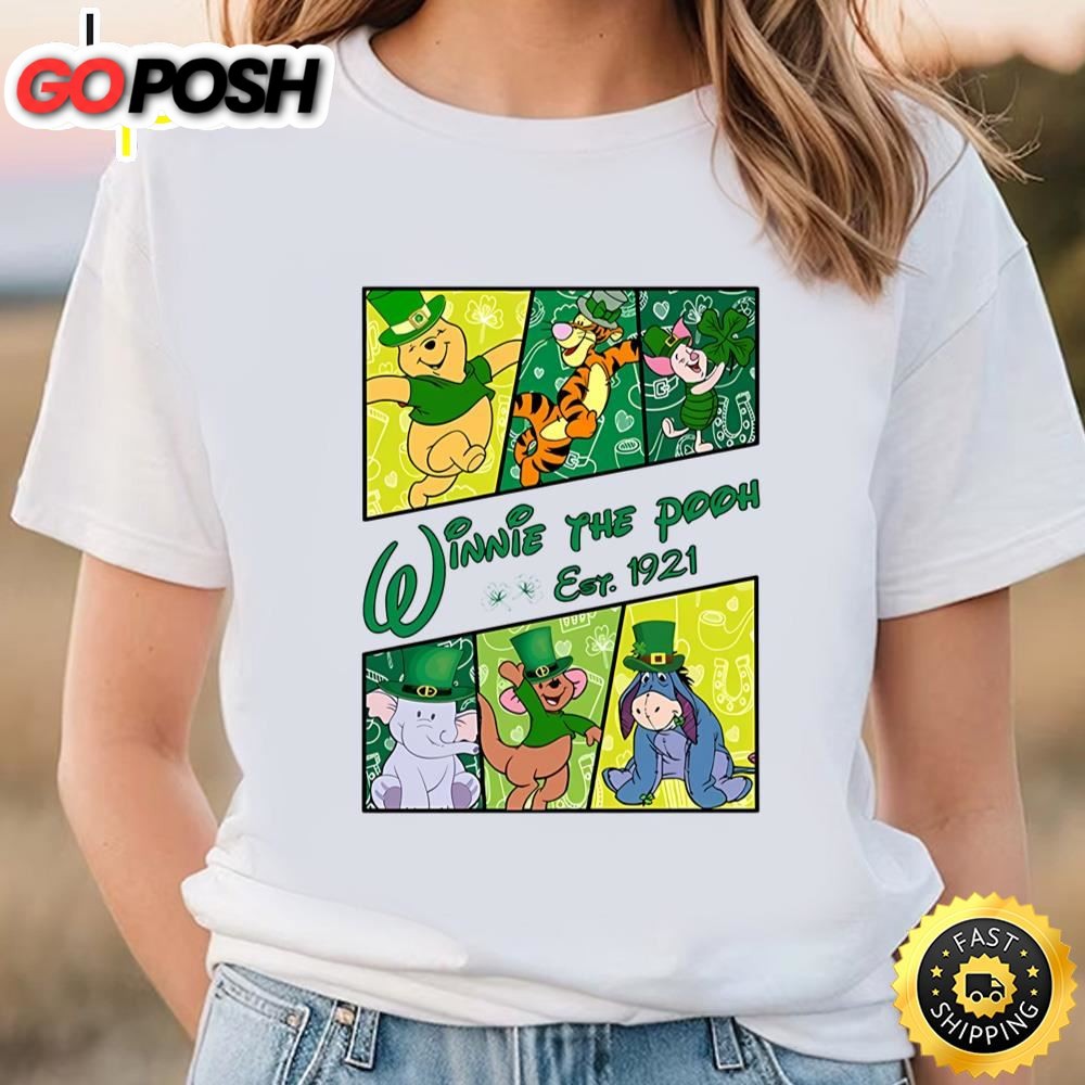 Winnie the Pooh St Patricks Day Shirt, Disney Happy St. Patricks…