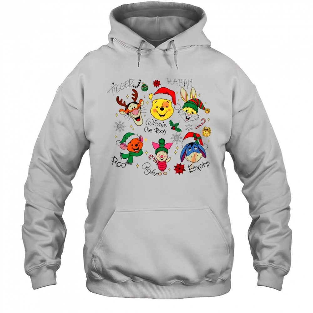 Winnie-the-Pooh Tigger Roo Piglet Merry Christmas 2025 shirt