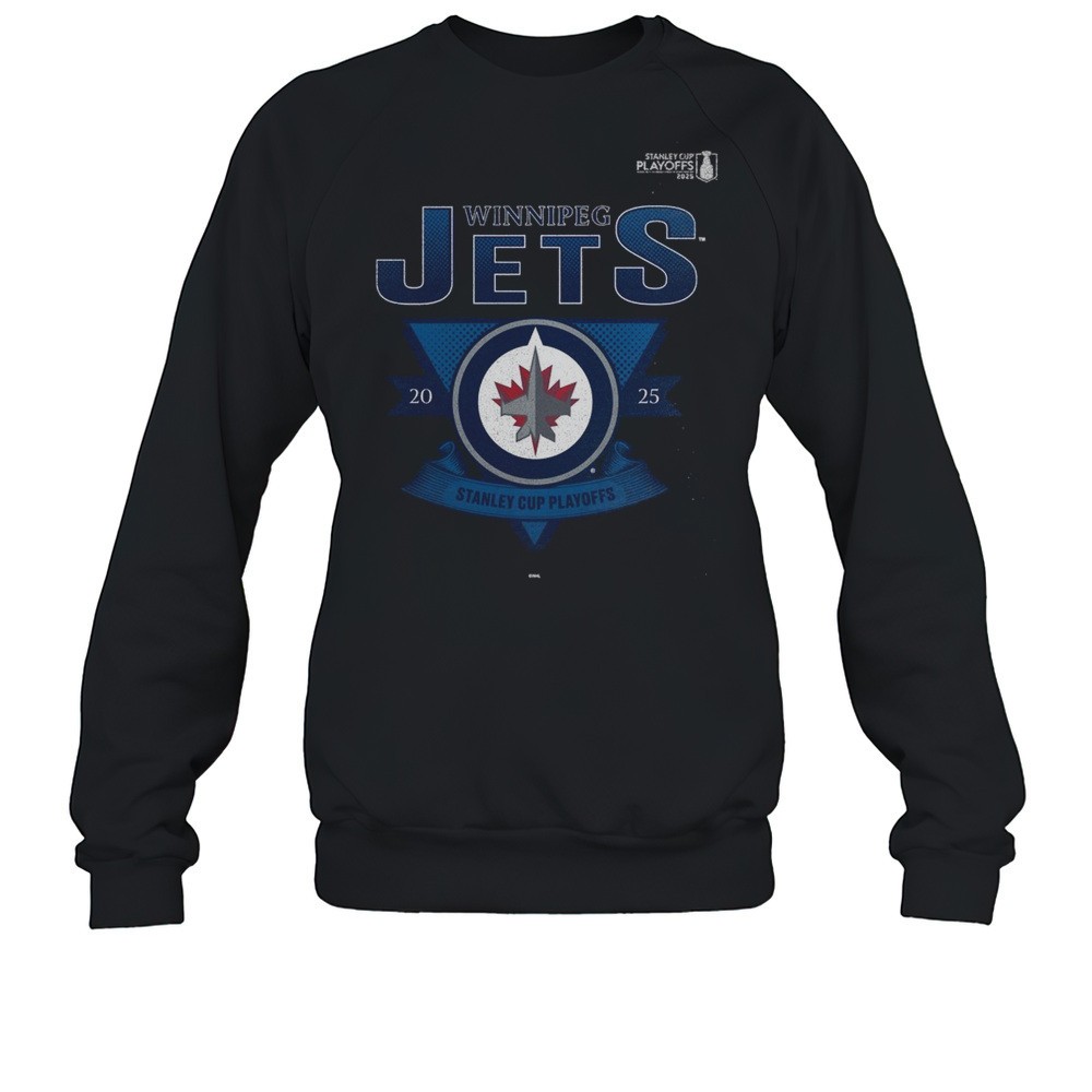 Winnipeg Jets 2025 Stanley Cup Playoffs Crossbar Tri-Blend Shirt