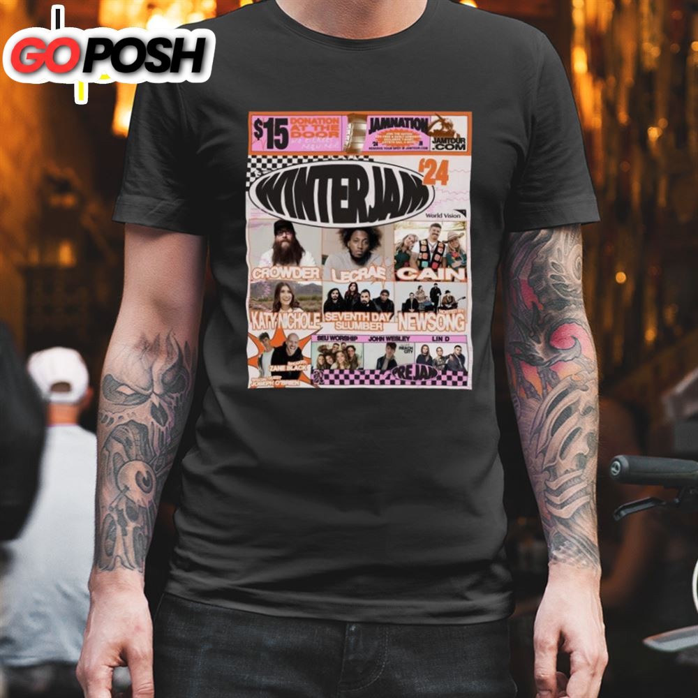 Winter Jam 2025 Lineup Music Tour shirts