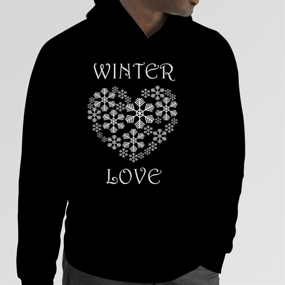 Winter Love Cozy Nature Winter Days Snowflake T-Shirt B0BM9NH4MP