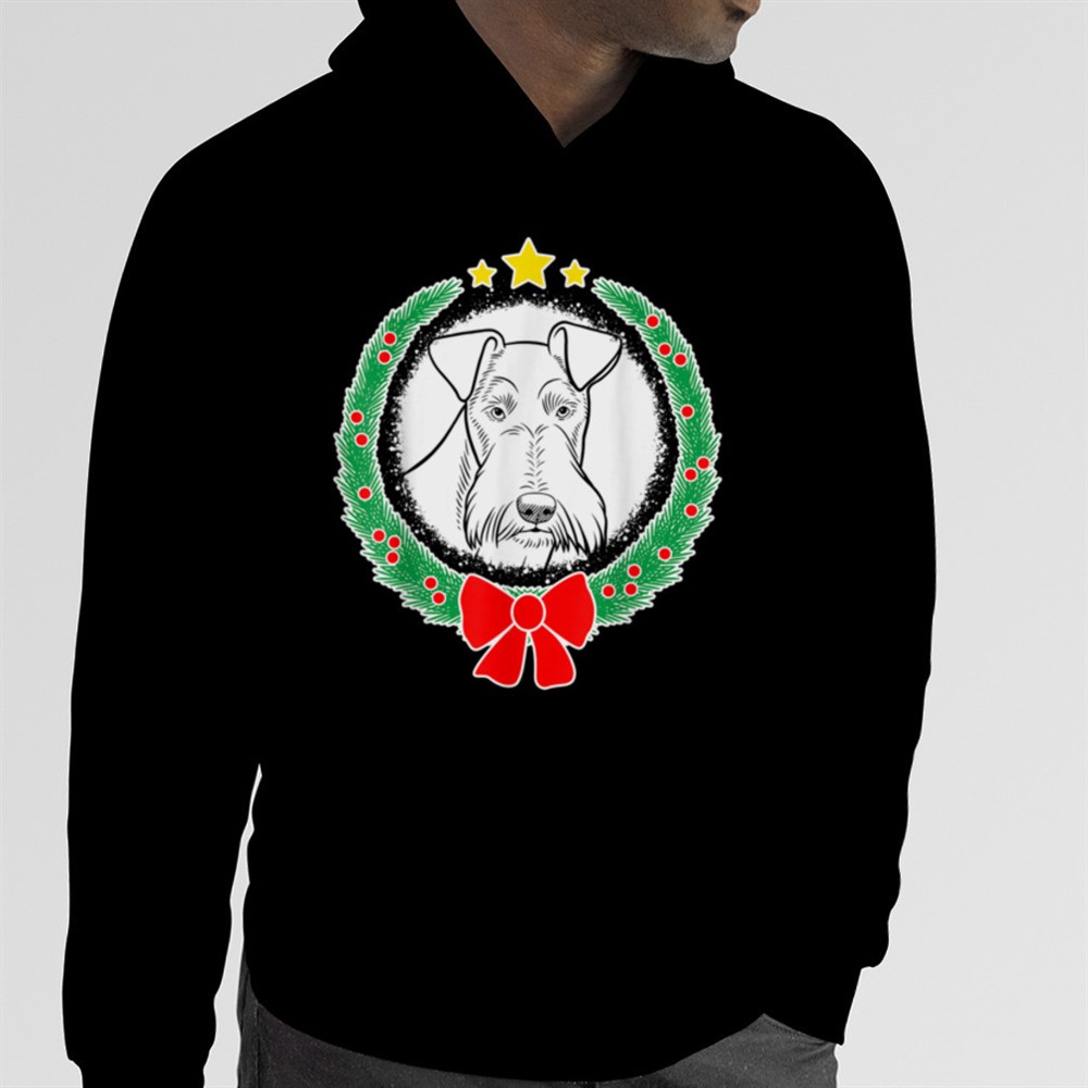 Wire Fox Terrier Christmas Xmas Dog T-Shirt B0BM7FDK7S