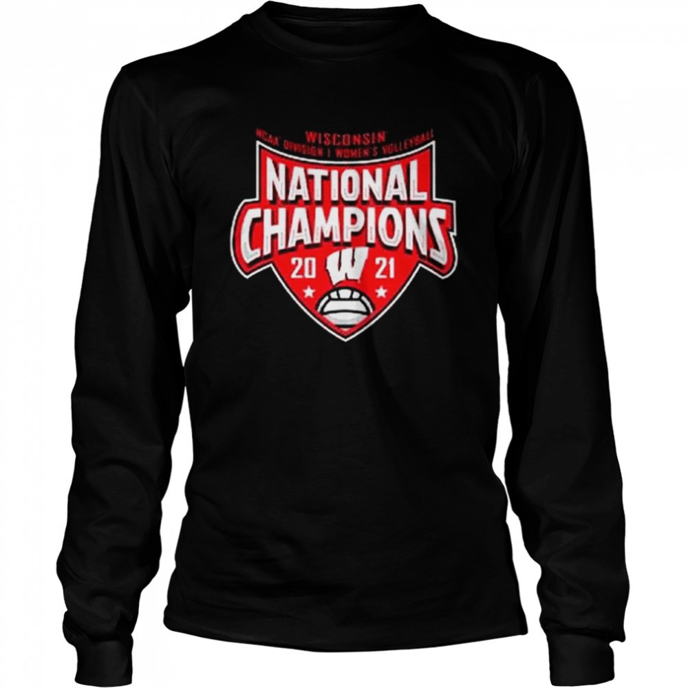 wisconsin-badgers-black-2021-volleyball-national-champions-shield-t-shirt-oqqjl162 Wisconsin Badgers Black 2021 Volleyball National Champions Shield T-Shirt