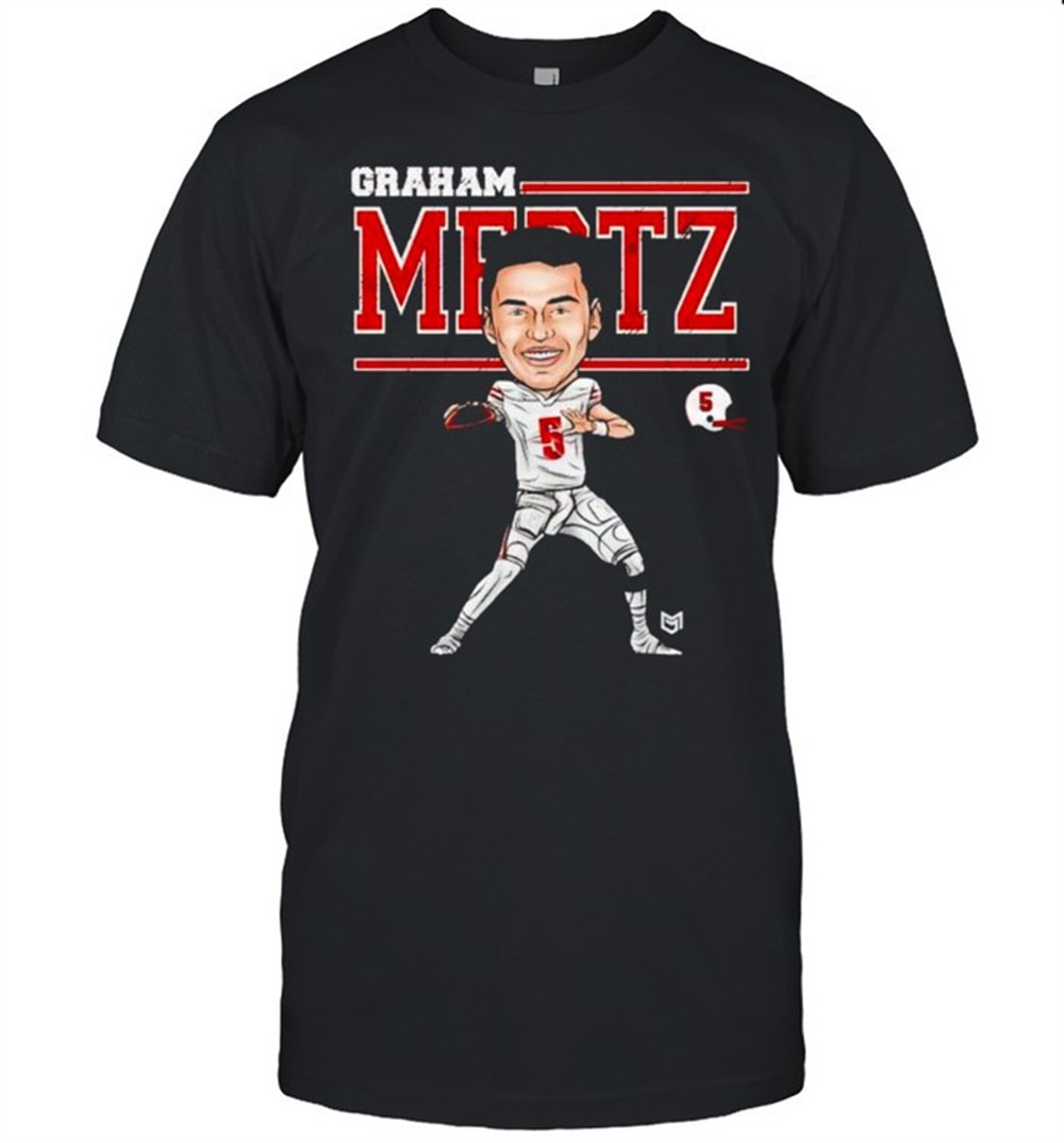 wisconsin-badgers-graham-mertz-5-cartoon-shirt-6aytzsef Wisconsin Badgers Graham Mertz #5 cartoon shirt