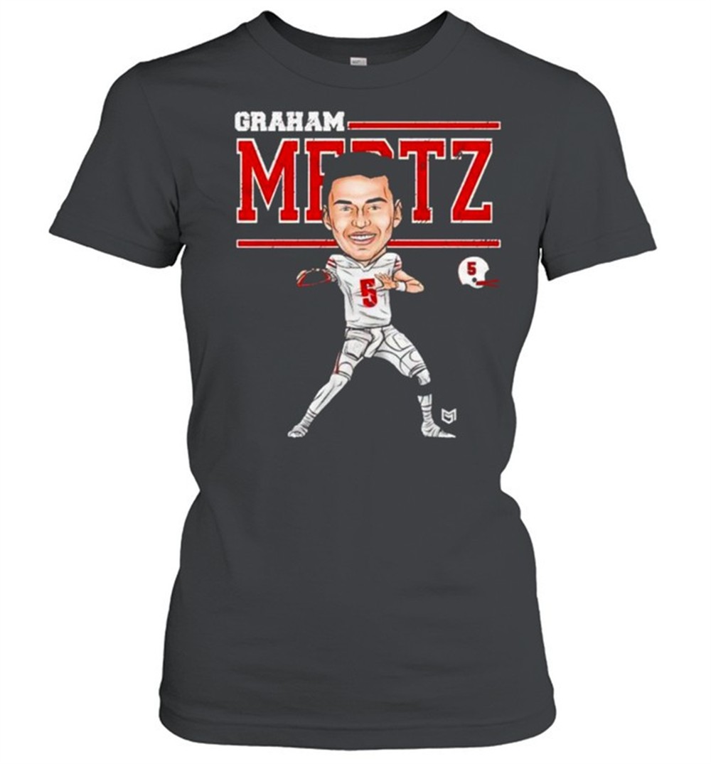 wisconsin-badgers-graham-mertz-5-cartoon-shirt-6aytzsef Wisconsin Badgers Graham Mertz #5 cartoon shirt