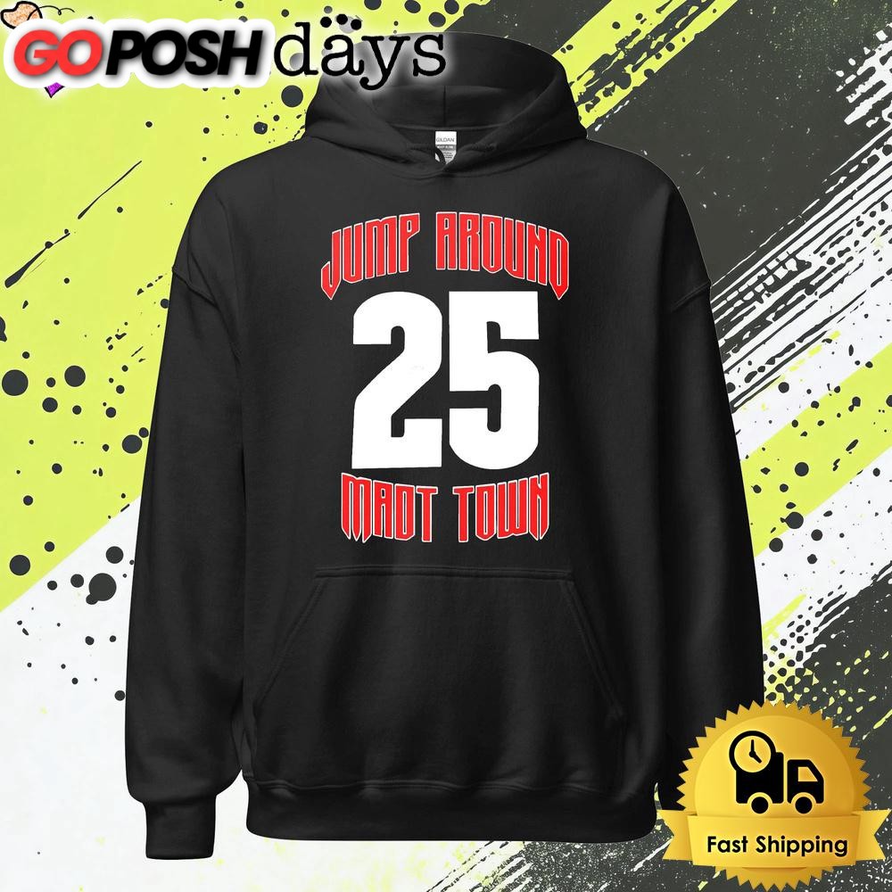 wisconsin-jump-around-mad-town-25-t-shirt-bl108lxx Wisconsin Jump Around Mad Town 25 T Shirt
