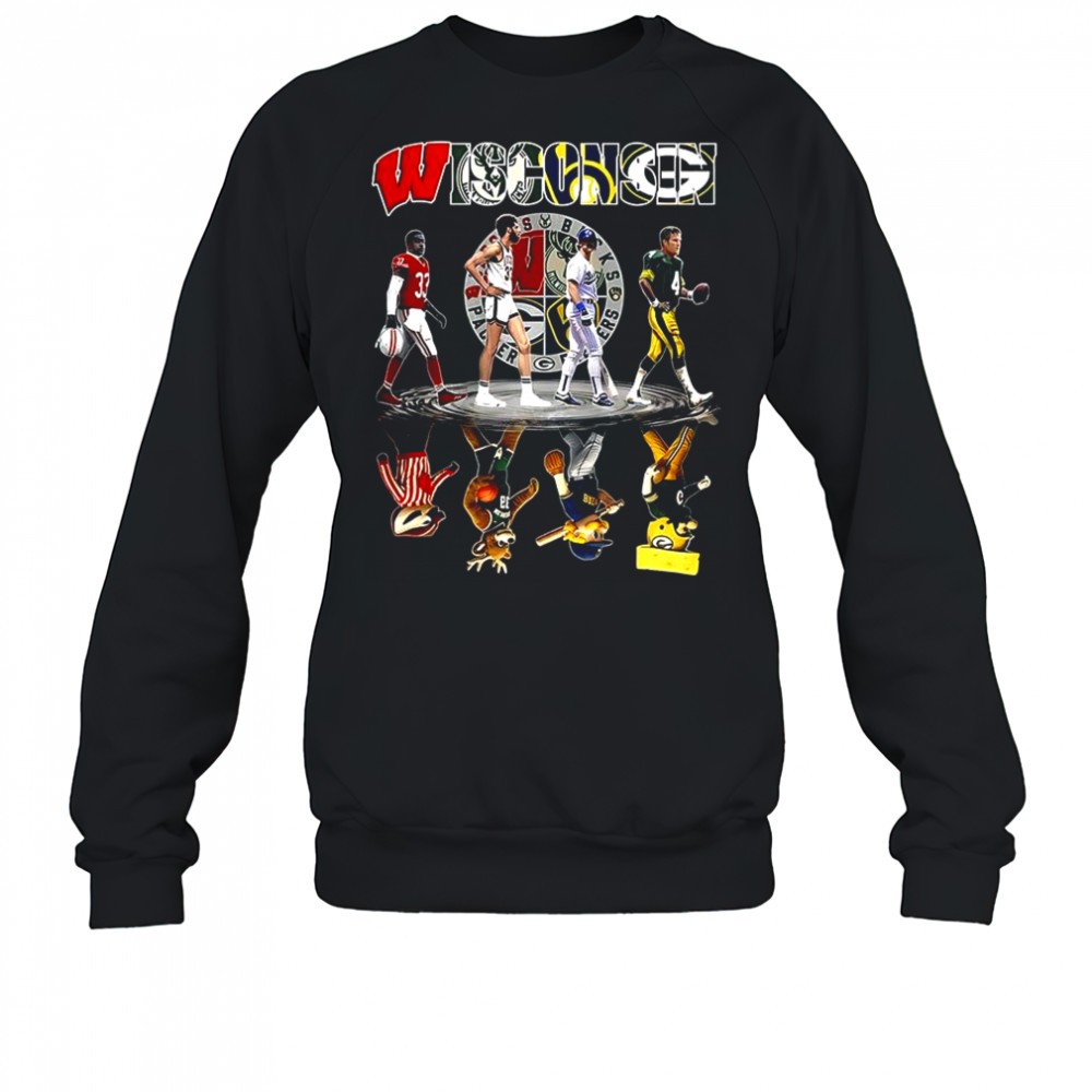 wisconsin-sports-teams-player-water-reflection-mascot-shirt-1w3bsar0 Wisconsin sports teams player water reflection mascot shirt