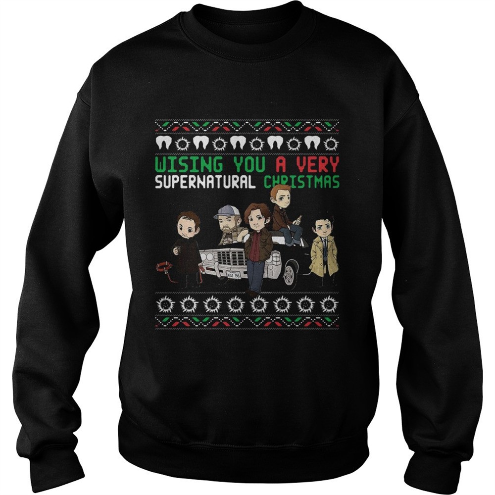 Wishing You A Very Supernatural Ugly Christmas shirt