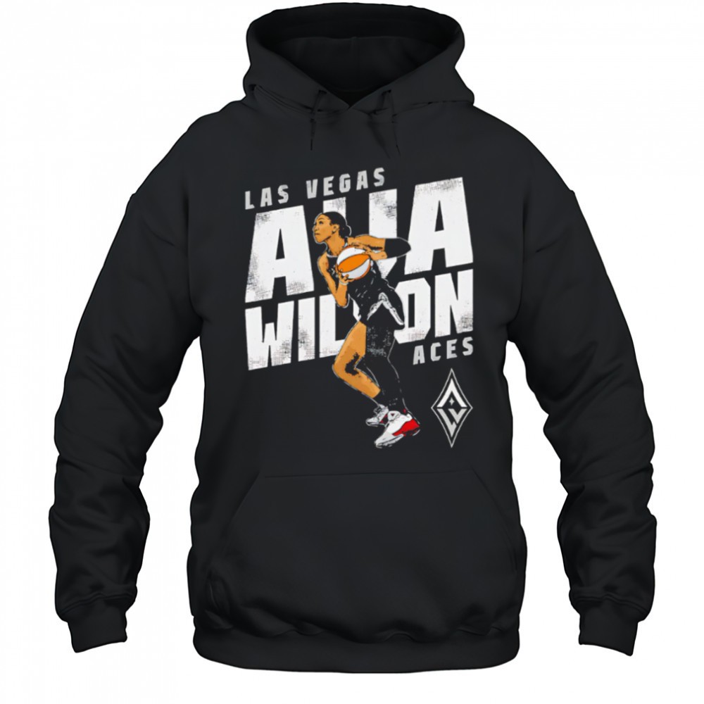 WNBA Aja Wilson Las Vegas Aces Slant shirt