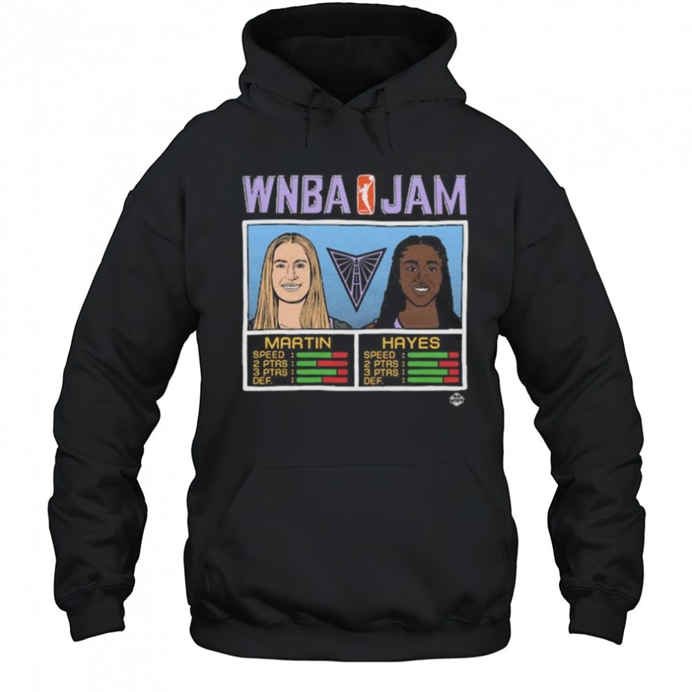 WNBA Jam Valkyries Martin And Hayes Shirt