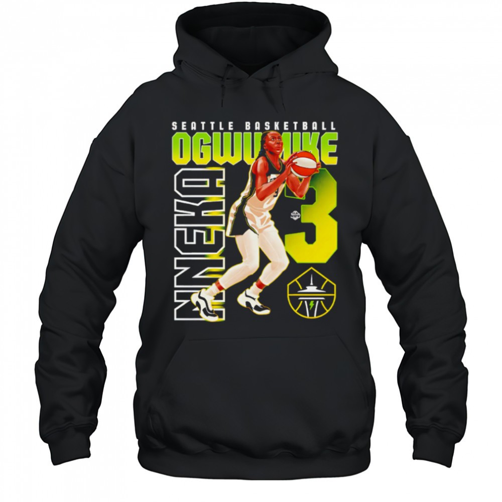 WNBA Nneka Ogwumike Seattle Storm Player Number 3 shirt
