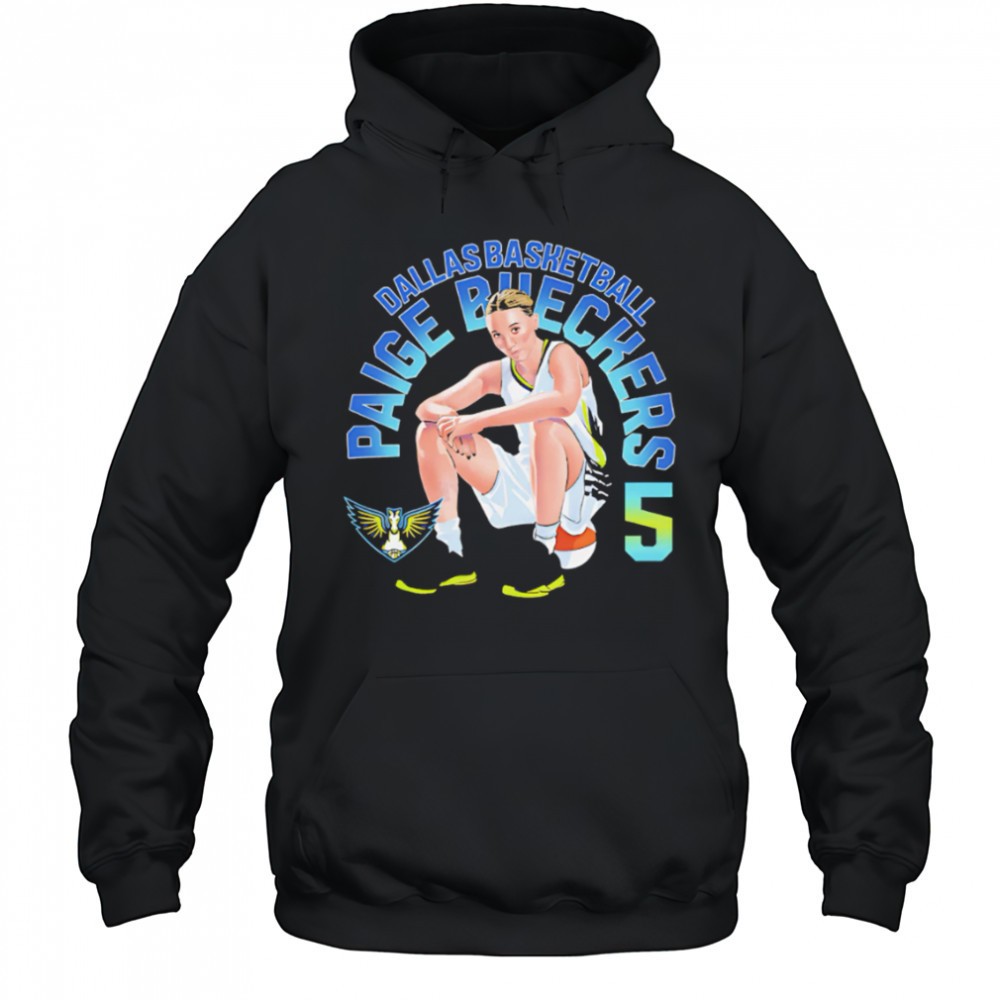 WNBA Paige Bueckers Dallas Wings Name Arc shirt