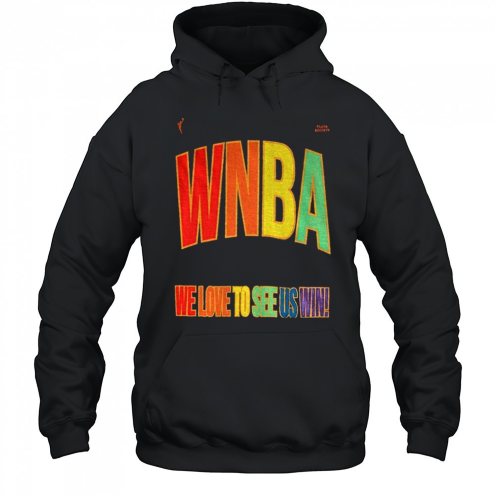 WNBA Pride logo Pride Month we love to see us win shirt