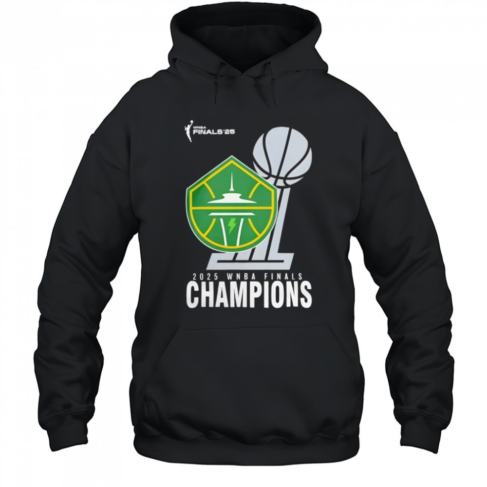 WNBA Shop 2025 WNBA Champions Seattle Storm Finals shirt