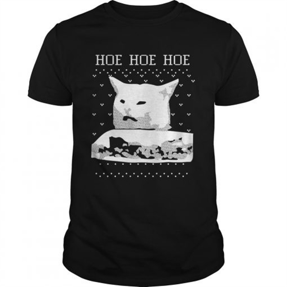 woman-yelling-cat-hoe-hoe-hoe-ugly-christmas-shirt-odeib94b Woman Yelling Cat Hoe hoe hoe ugly christmas shirt