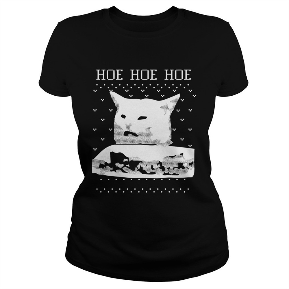 woman-yelling-cat-hoe-hoe-hoe-ugly-christmas-shirt-odeib94b Woman Yelling Cat Hoe hoe hoe ugly christmas shirt