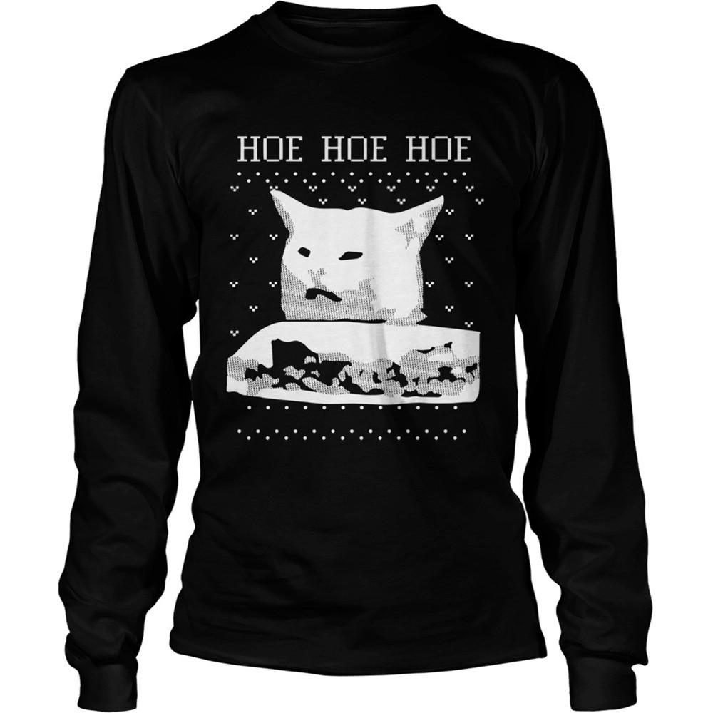 woman-yelling-cat-hoe-hoe-hoe-ugly-christmas-shirt-odeib94b Woman Yelling Cat Hoe hoe hoe ugly christmas shirt