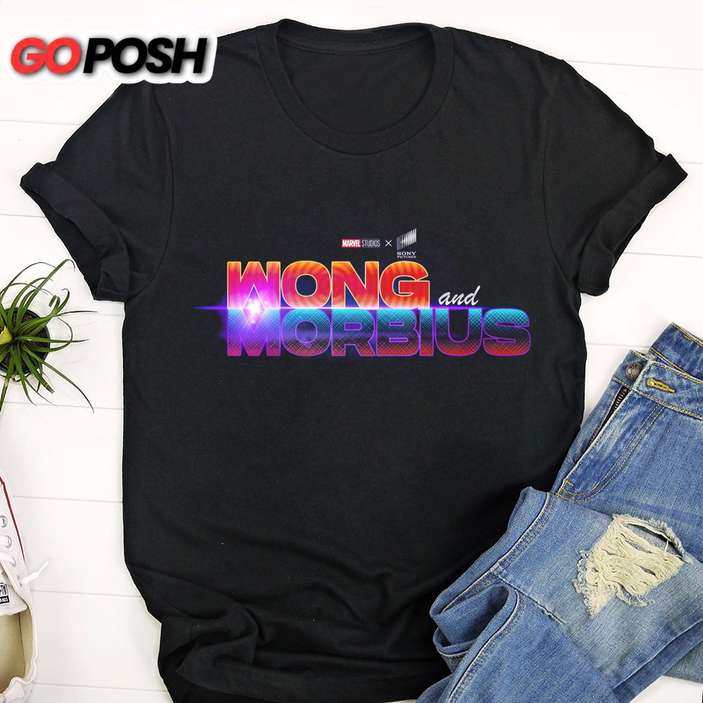 wong-and-morbius-marvel-studios-logo-unisex-t-shirt-zk7750lt Wong and Morbius Marvel Studios Logo Unisex T Shirt