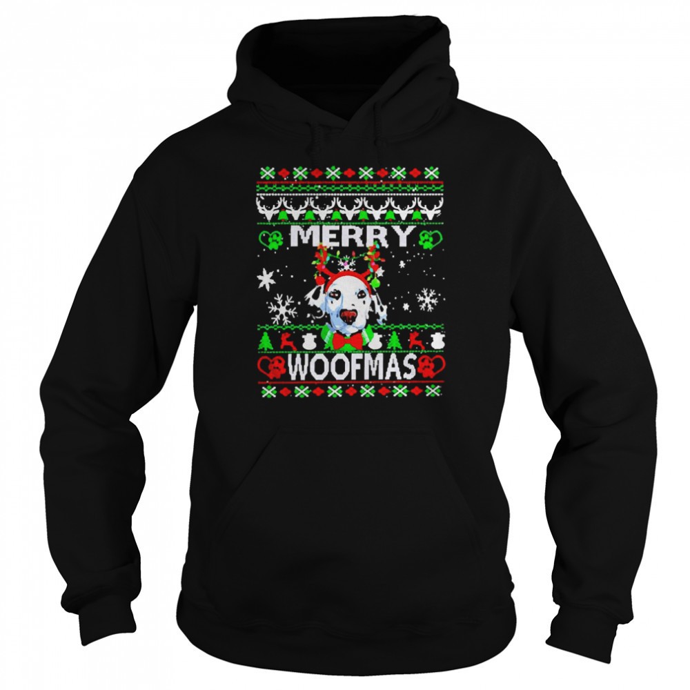 Woofmas Dalmatian Merry Christmas shirt