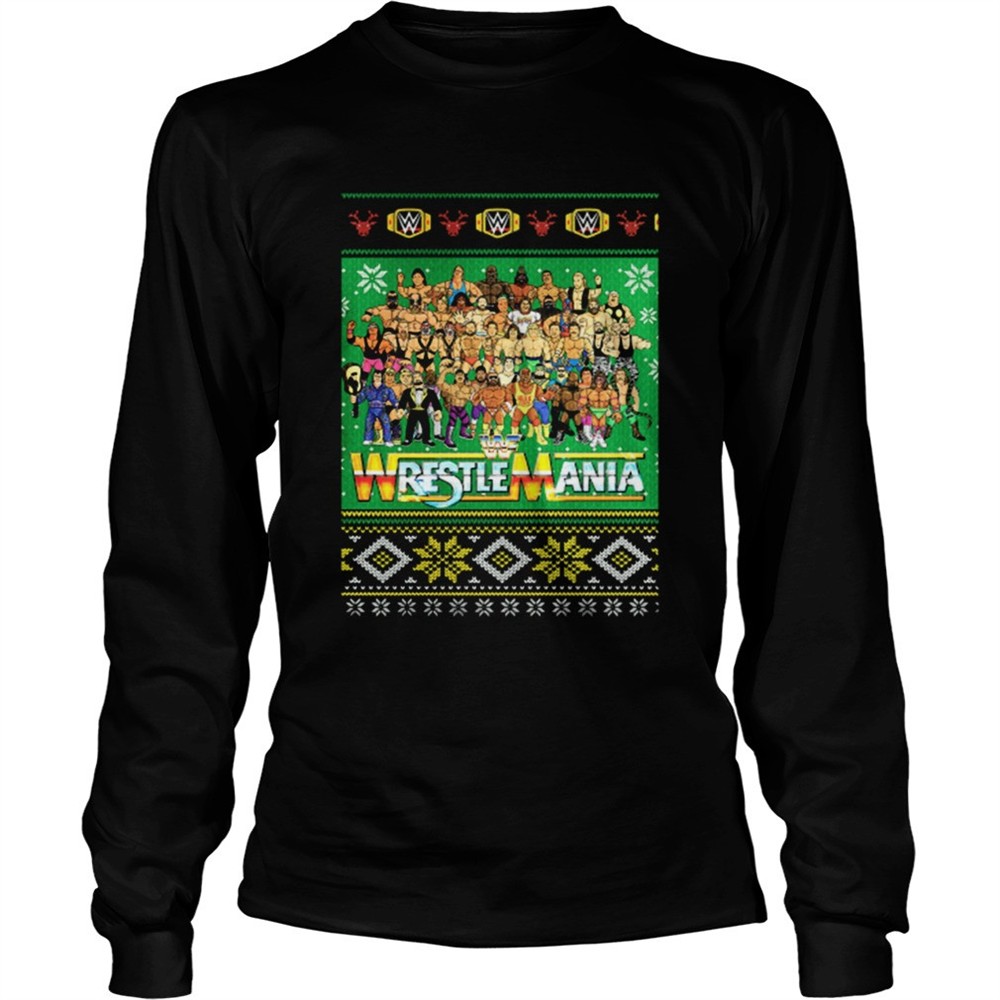 wrestlemania-3d-christmas-shirt-ea4m8p2y WrestleMania 3D Christmas shirt