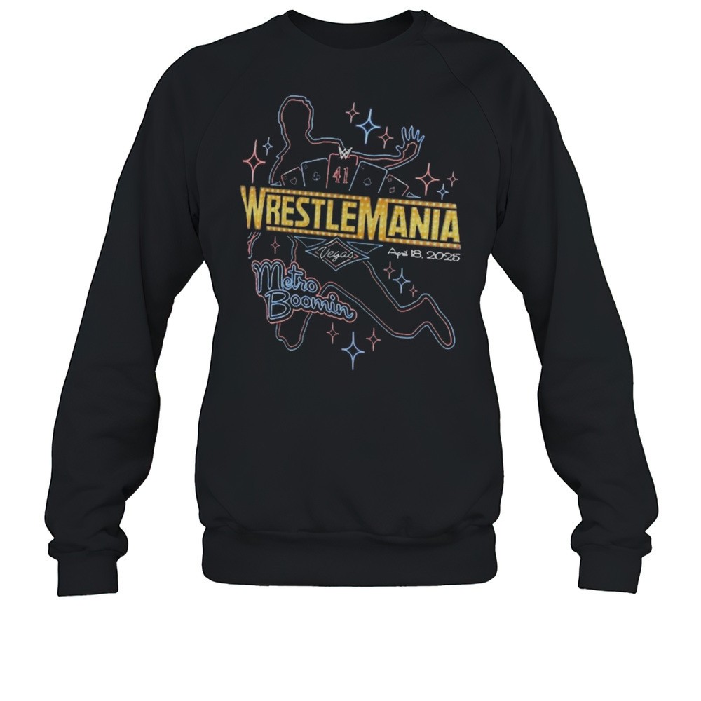 WrestleMania 41 Las Vegas Metro Boomin April 18 2025 After Dark WWE T-shirt