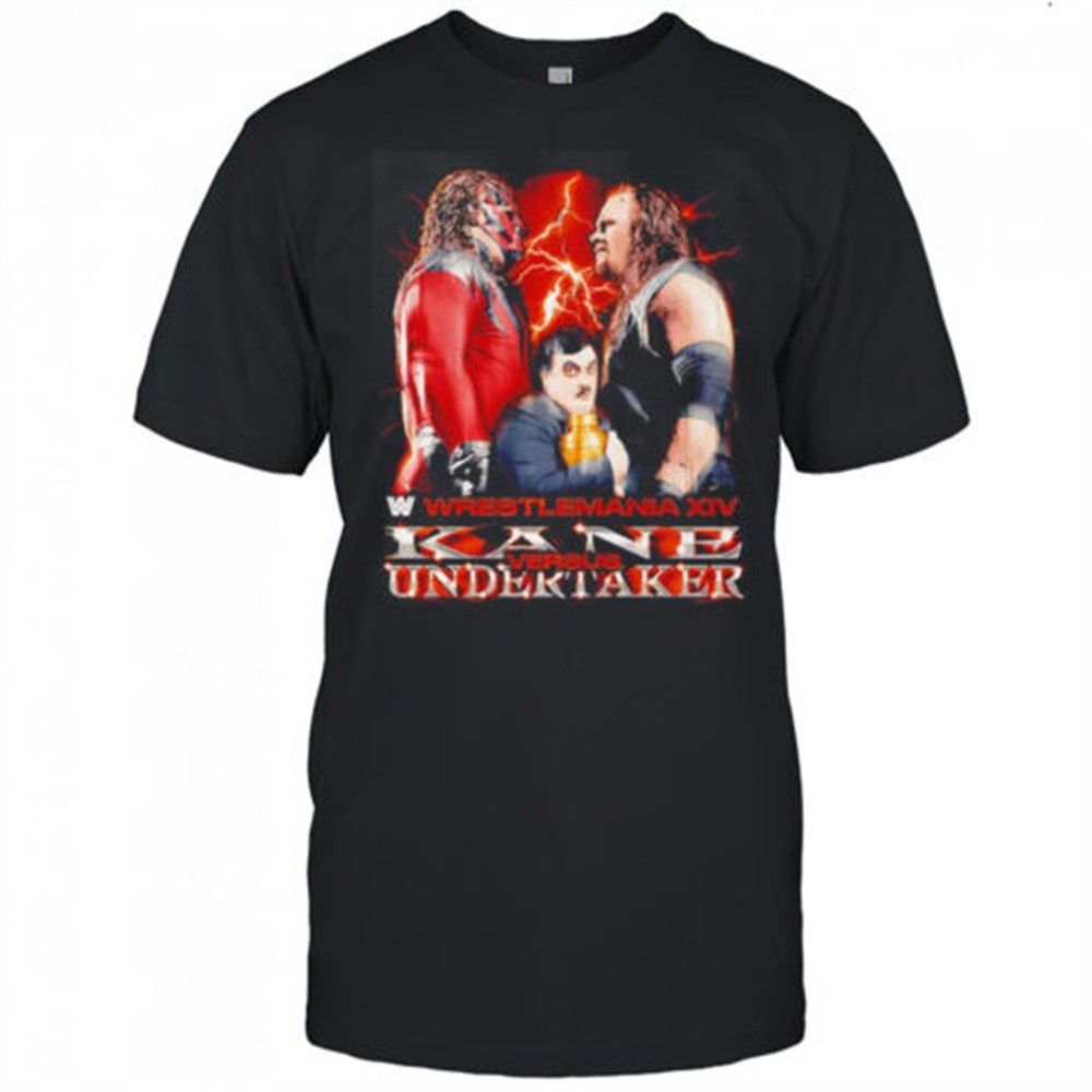 wrestlemania-xiv-undertaker-vs-kane-retro-shirt-9i3123wj WrestleMania XIV Undertaker vs Kane retro shirt