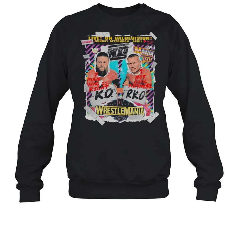Wrestling Winners Ko Man Who Is Right And Rko Not Cool Anymore WrestleMania 41 Vegas WWE 2025 T-shirt