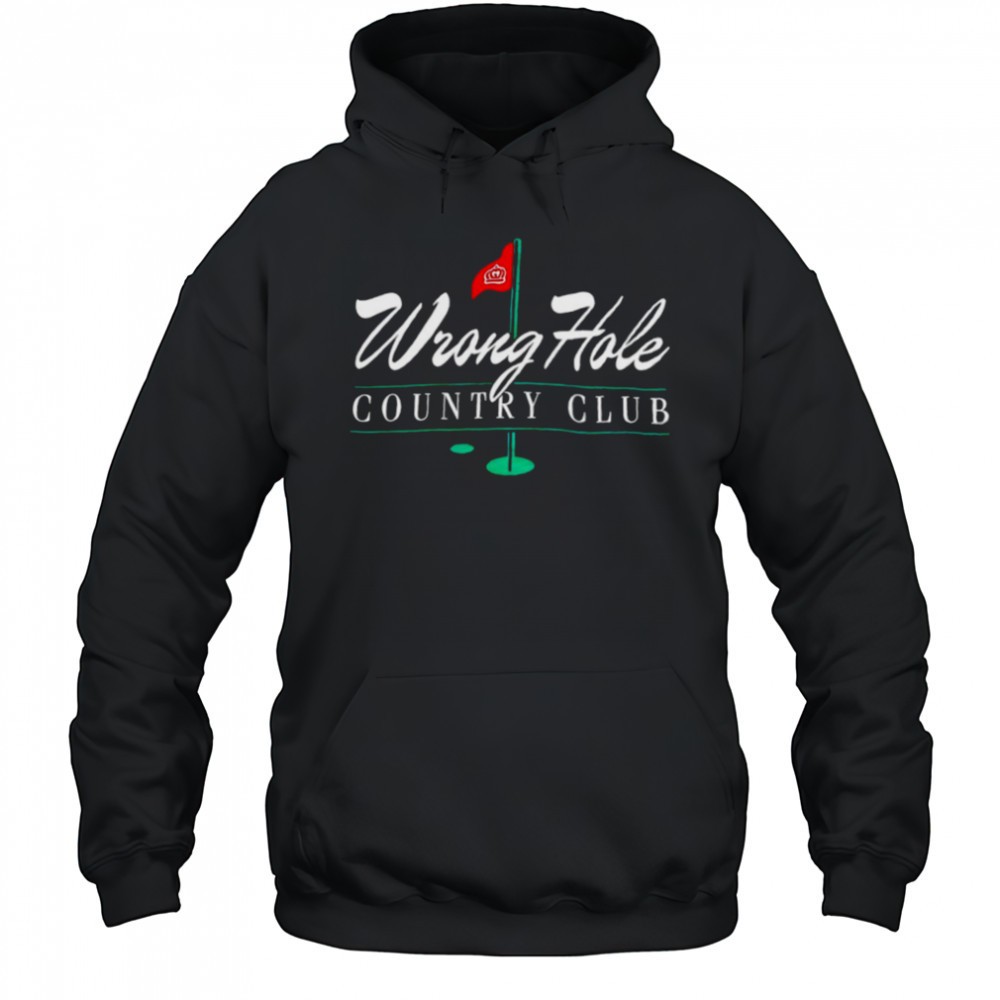 Wrong Hole country club golf shirt