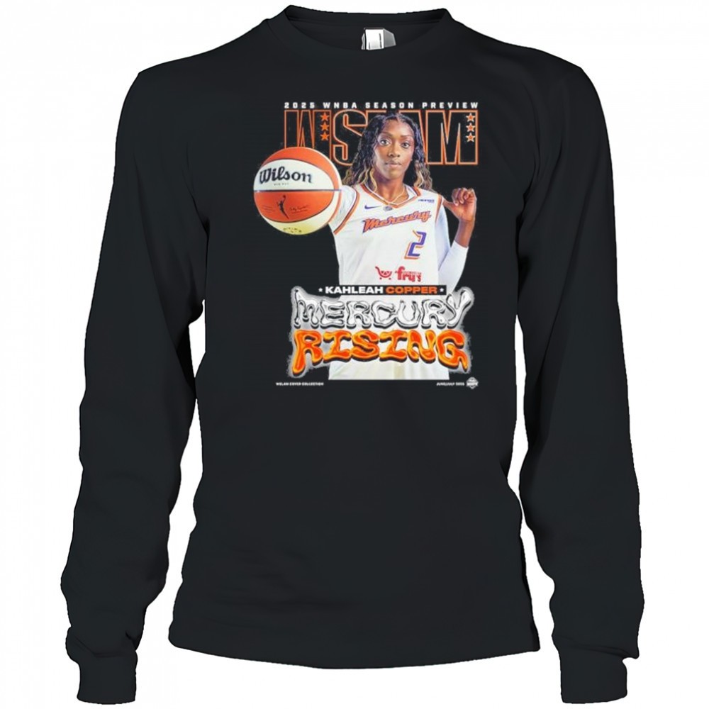 wslam-kahleah-copper-phoenix-mercury-slam-256-mercury-rising-2025-wnba-season-pr-6afu34t5 WSLAM Kahleah Copper Phoenix Mercury SLAM 256 Mercury Rising 2025 WNBA Season Preview t-shirt