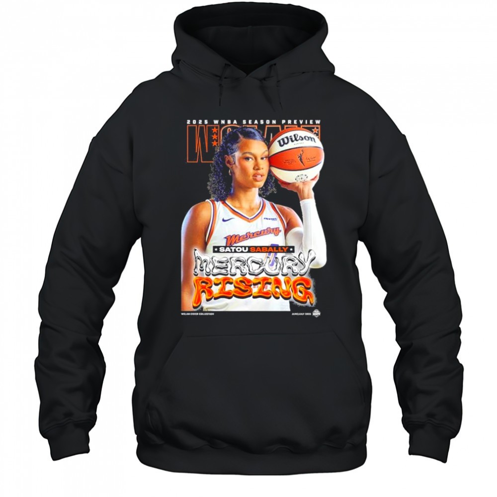 WSLAM Satou Sabally Phoenix acMercury SLAM 256 Mercury Rising 2025 WNBA Season Preview t-shirt